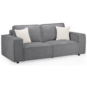 Maria Fabric 3 Seater Sofa In Slate